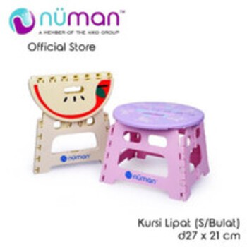 Kursi Lipat Anak TK SD/Kursi Lipat Bulat Size S NUMAN TOP***