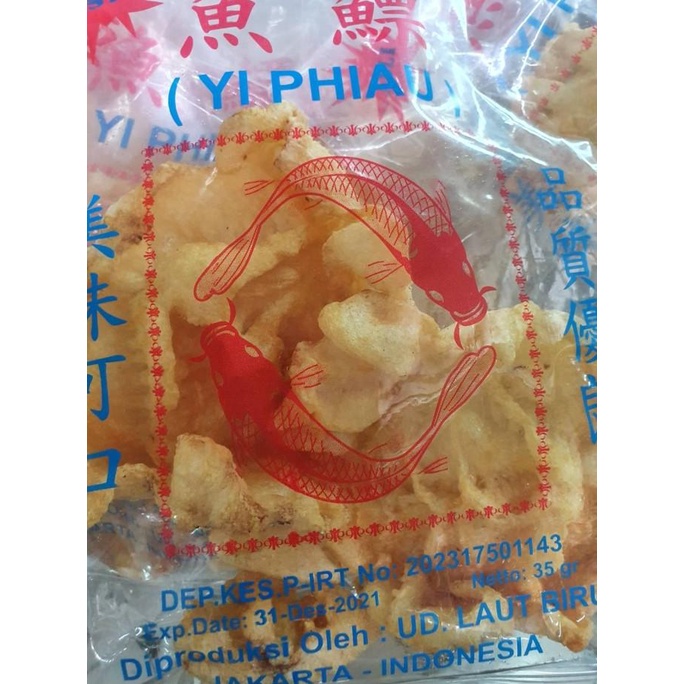 

Kerupuk Lambung Ikan Yi Phia Hu Pio Belitung