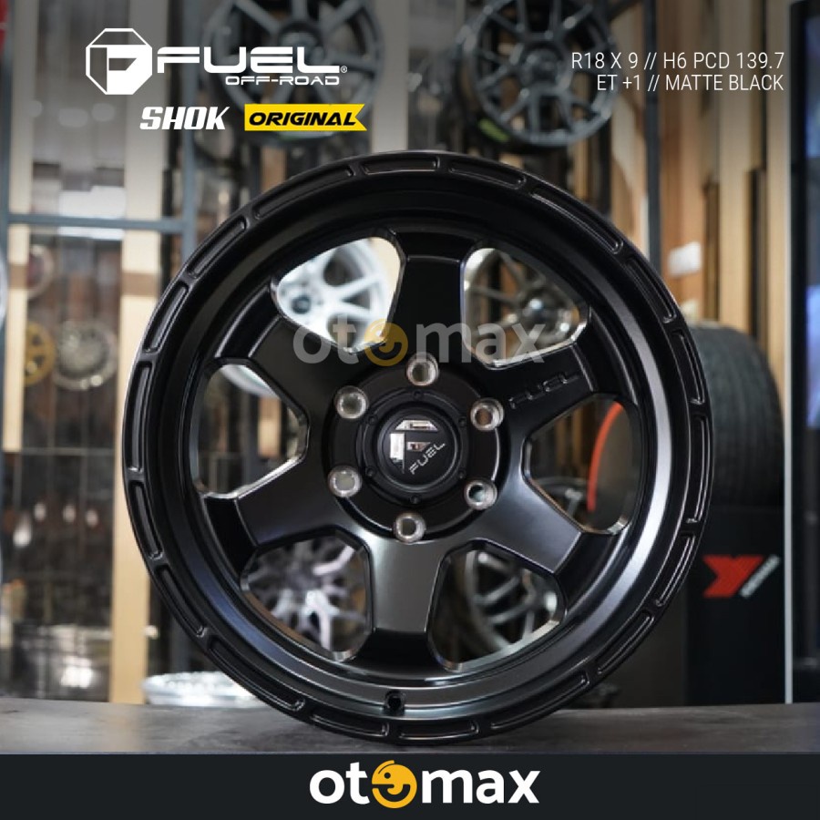 Velg Mobil Fuel Shok Original Ring 18 Matt Black