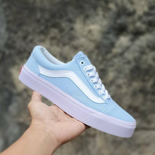 Vans oldskool blue pastel women