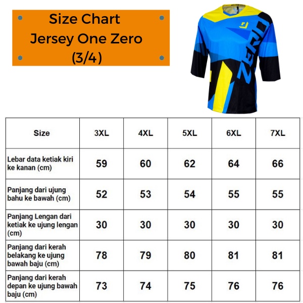 BIG SIZE Jersey Sepeda Singletrek1 ONE Zero Cooltech JOLS Fluor 3per4