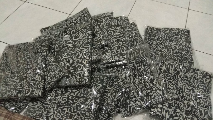 Couple Batik Keluarga / Couple Rok Plisket Batik Jumbo Set Kemeja Batik Anak Pria / Couple Kebaya