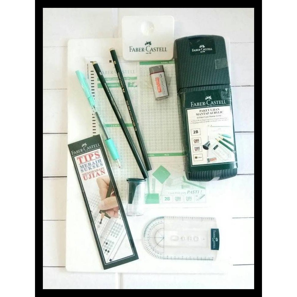 

PROMO FABER CASTEL PAKET UJIAN MANTAP ACRYLIC PAKET ALAT TULIS TERMURAH PING LENGKAP