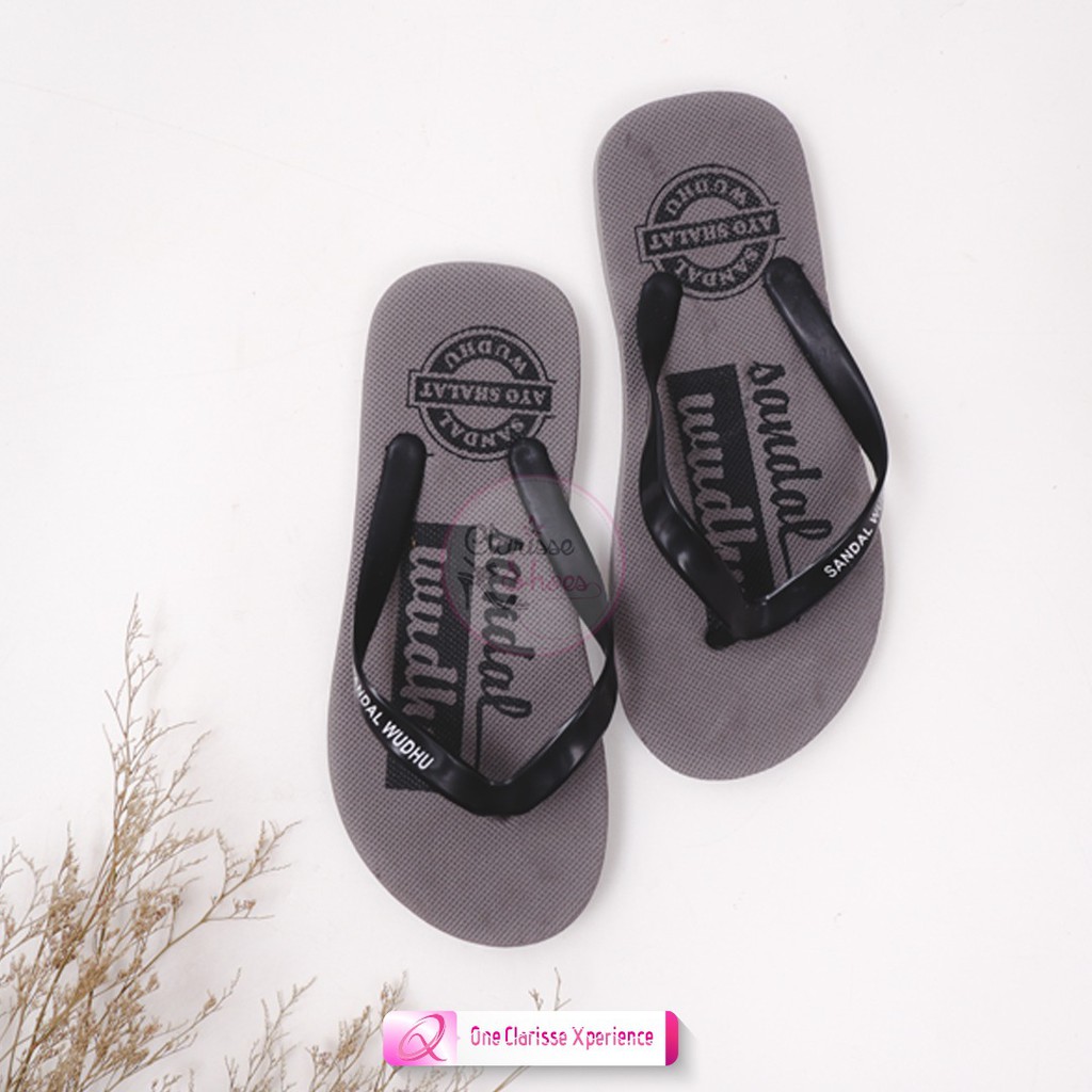 FLASH SALE Clarisse sandal wanita jepit sendal jepit pria - WUDHU MASJID WAKAF