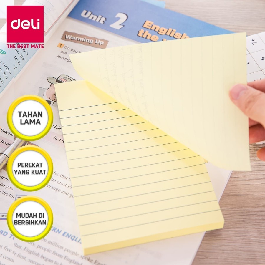 

Deli | Sticky Note Pad Notes Sticky UP | 152 x 101 mm | EA00752