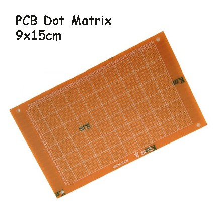 PCB Dot Matrix 9x15cm Fiber Lubang