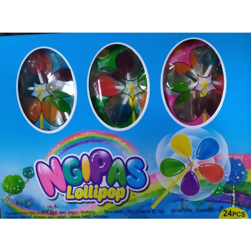 

Permen Loli Bentuk Kipas ( isi 24 pcs @10gr )