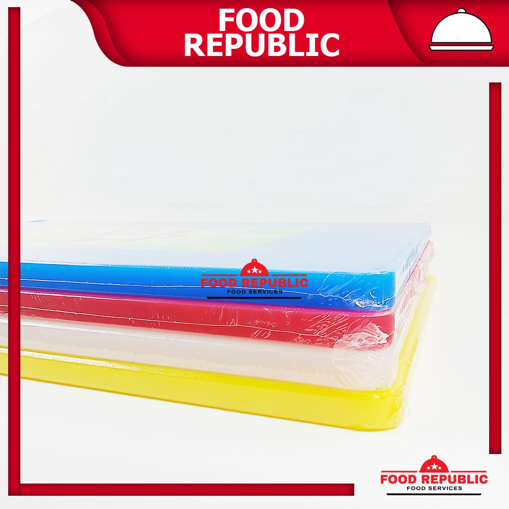 TALENAN PLASTIK COOKMASTER 44,5x30x1,5 CM MULTIFUNGSI CUTTING BOARD TEBAL