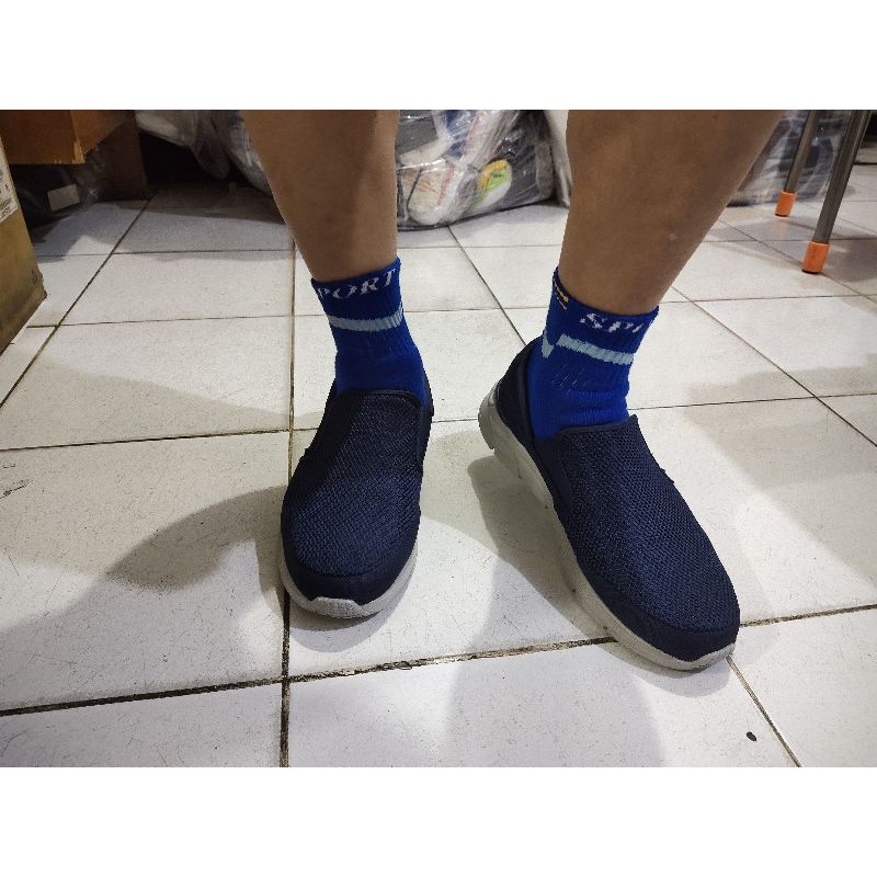 KAOS KAKI SPORT TEBAL PREMIUM MOTIF CHAMP / KAOS KAKI TEBAL MOTIF DIATAS MATA KAKI, PASTI ORI DAN READ