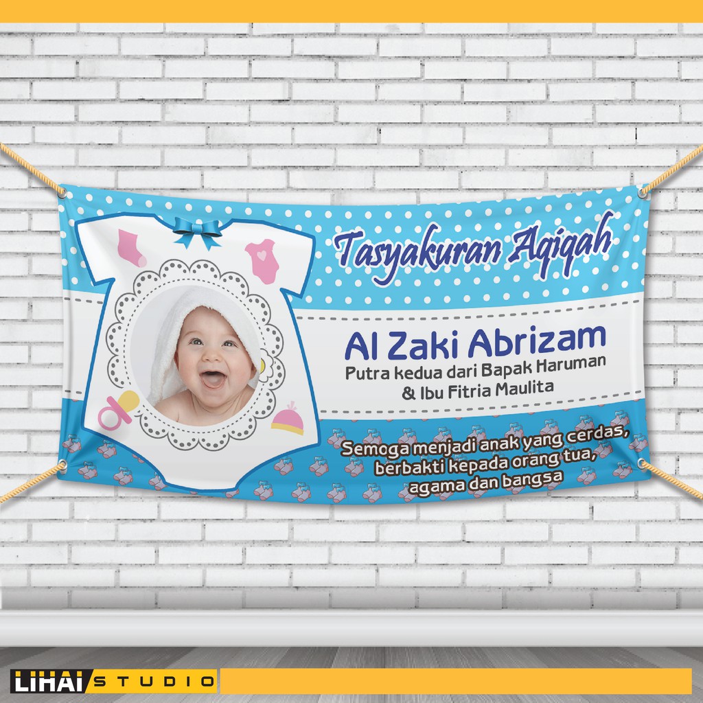 Contoh Banner Foto  Bayi desain  banner kekinian 