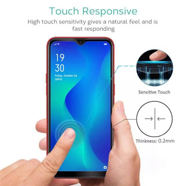 Tempered Glass Full Screen OPPO A5 2020 TG Anti Gores Kaca Layar Screen Guard Protector Premium