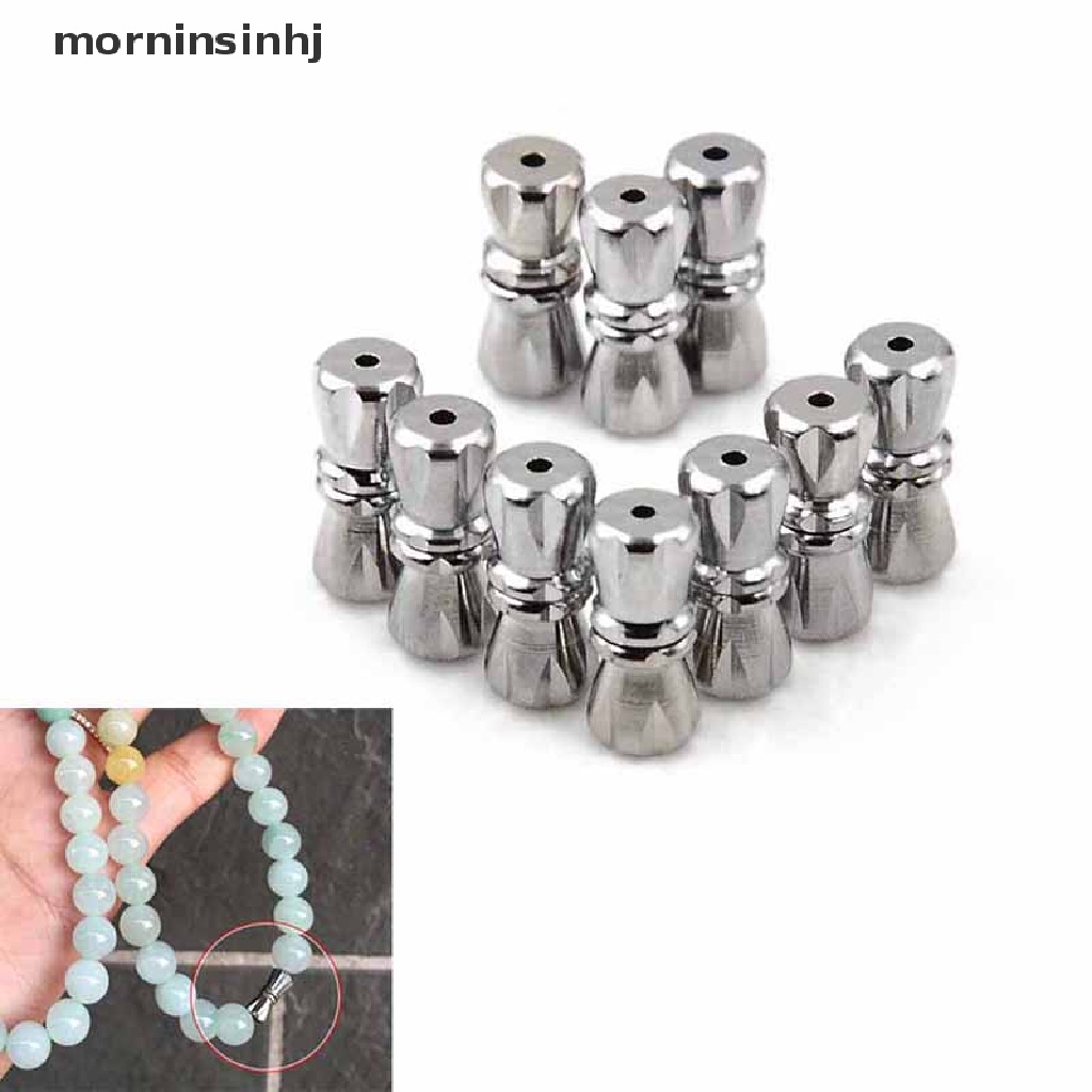 Mornin 10pcs Klem Panjat Tebing Bahan Stainless Steel Dengan Snap