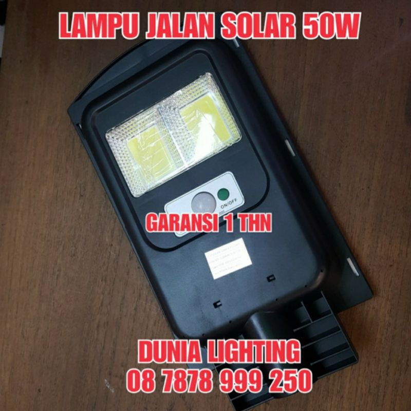 LAMPU JALAN SOLAR 50W 50WATT PJU TENAGA SURYA LED 50WATT 50 WATT
