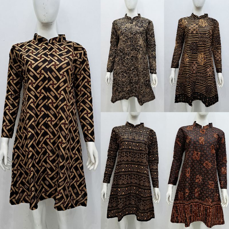 Tunik batik soganan 99  -  tunik batik modern  -  tunik batik terbaru - tunik batik busui - tunik ba
