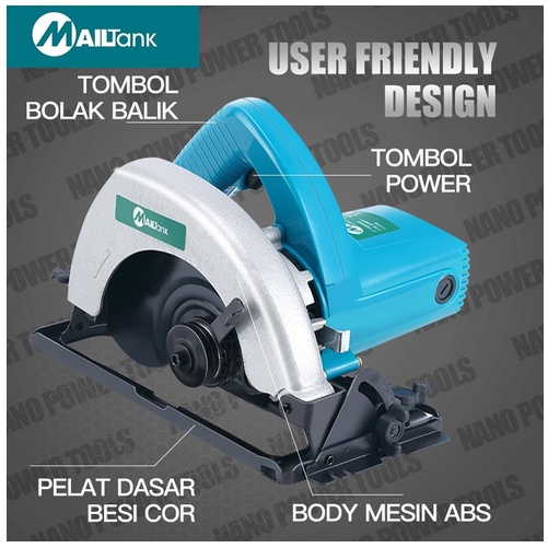 MAILTANK SH51 Mesin Circular Saw 5800Nb 7 Inch / Mesin Potong Kayu 7&quot;