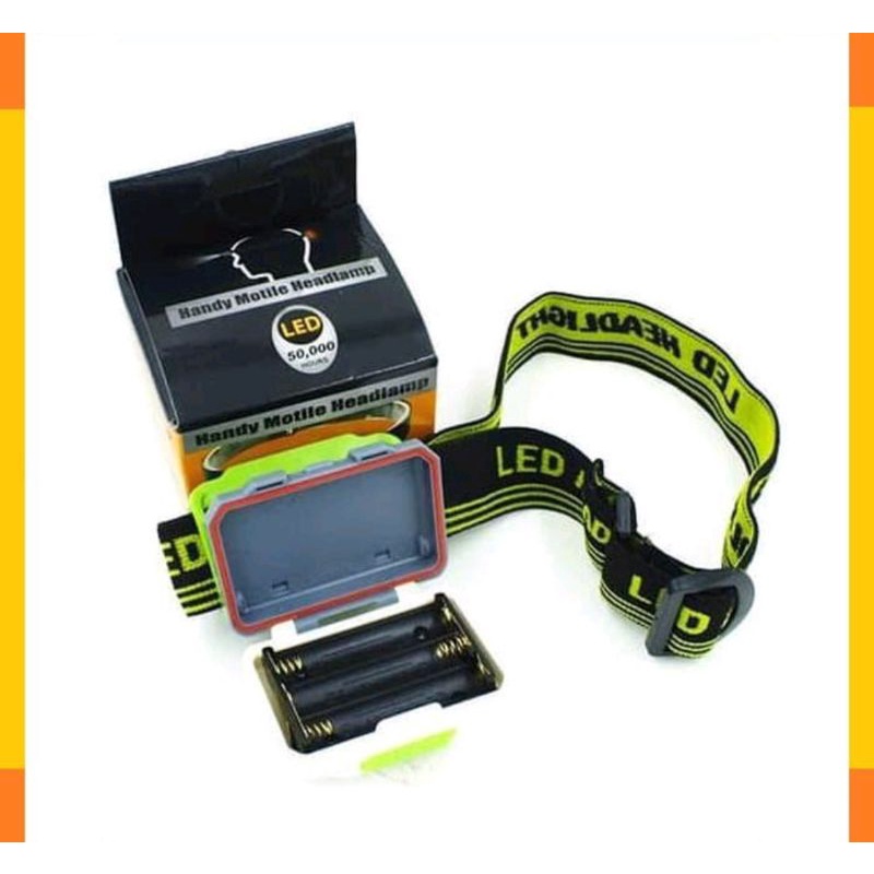 Senter Kepala Headlamp LED Not Mitsuyama Anti Air / headlamp mata kucing / senter matakucing