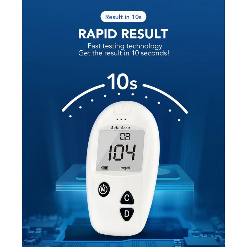 Tester Gula Darah Diabetes Blood Glucose Sugar Meter