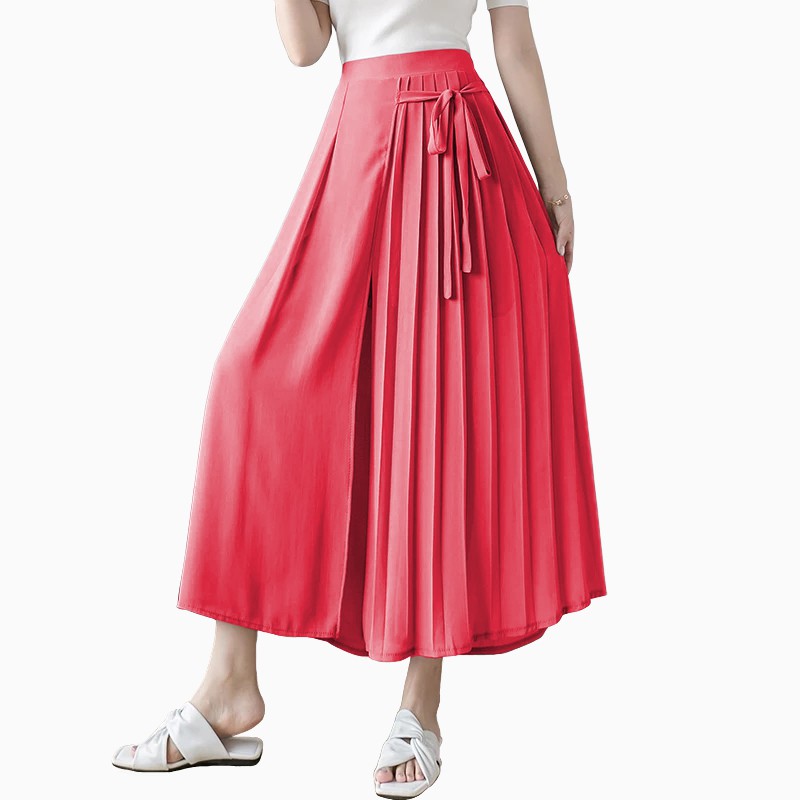 Celana Panjang gaya korea kombinasi sifon wanita dewasa - XSHOP Sunhee