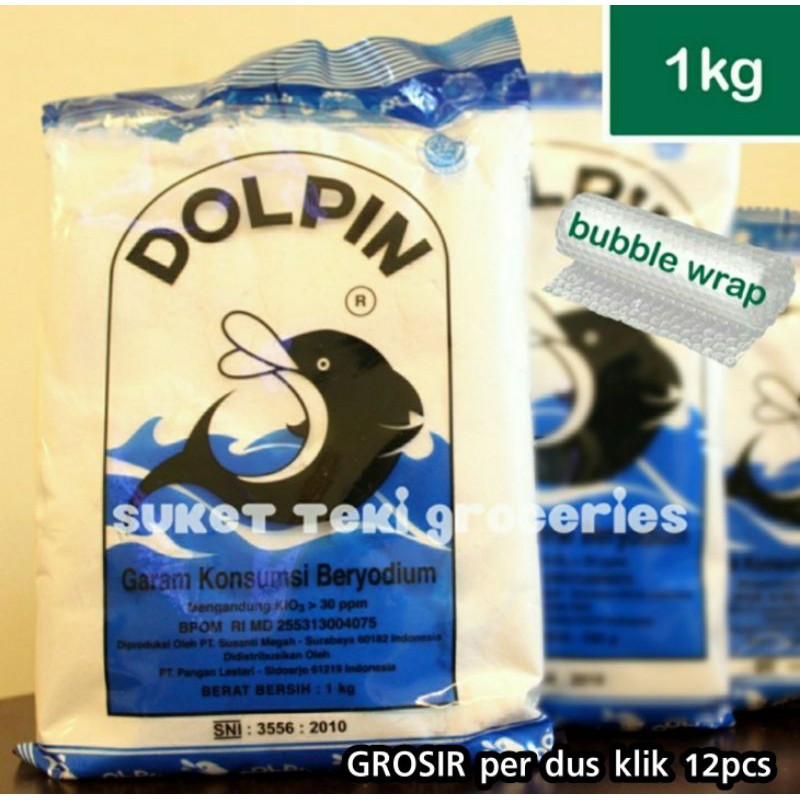 

Garam Dolpin / Dolphin kemasan 1kg / 1 kg Murmer