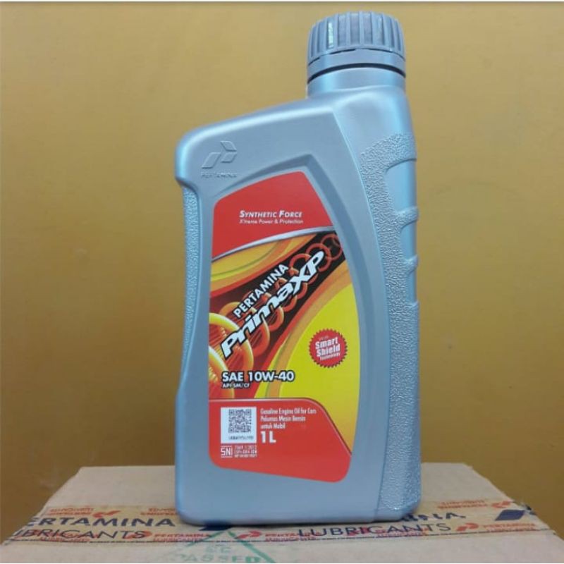 Oli Pertamina Prima XP SAE 10W-40 API SL isi 1 liter 100% ASLI