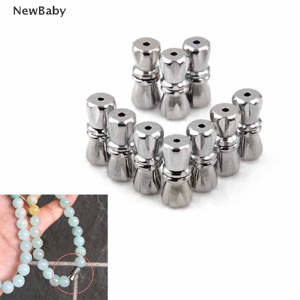 Newbaby 10pcs Sekrup stainless steel Dengan Kunci snap Untuk Bayi