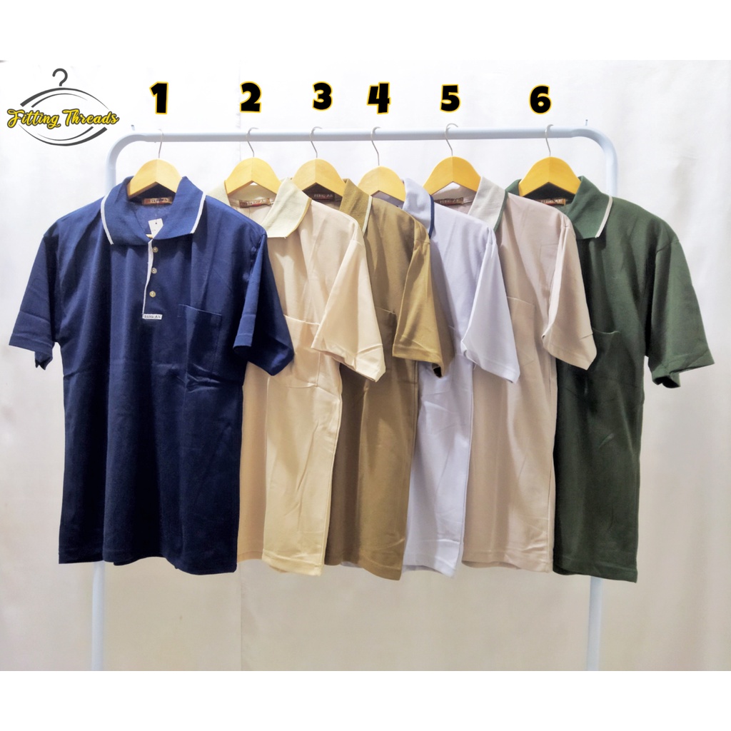 Kaos Kerah Pria Dewasa / Polo Shirt Lengan Pendek / Kaos Polo Polos Pendek