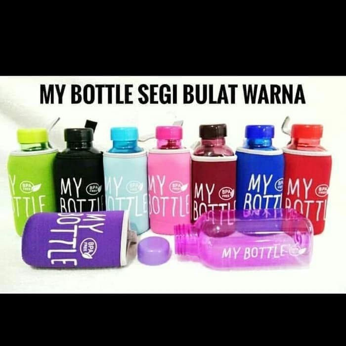 [COD] MY BOTTLE SEGI BULAT 500ML FREE POUCH