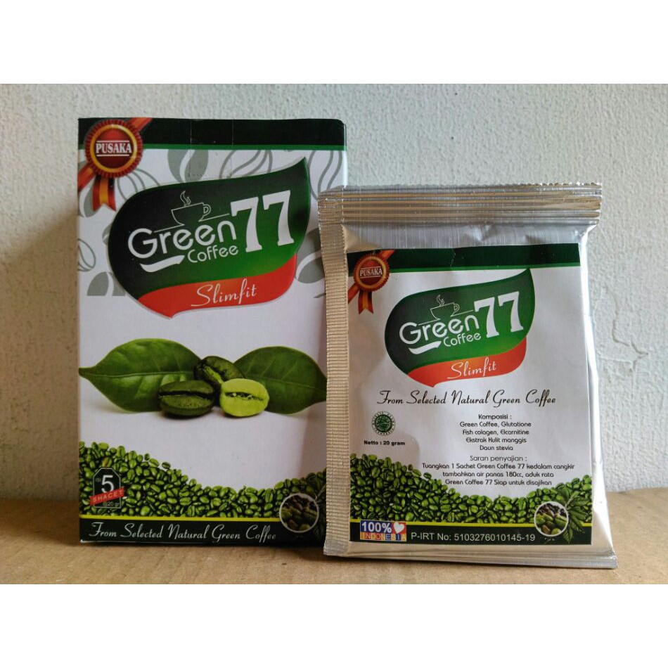 

Hot Promo!! Green Coffee 77 Slimfit - Kopi Hijau Instan | ASD106266085