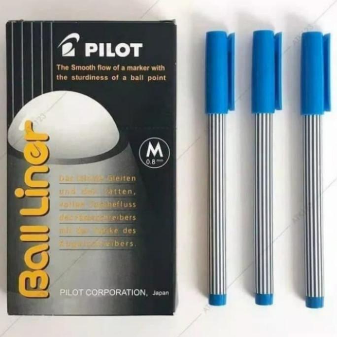 

Pulpen Pilot Bolliner (M 0.8 mm) Biru Original Japan 1losin ---Terbaru---