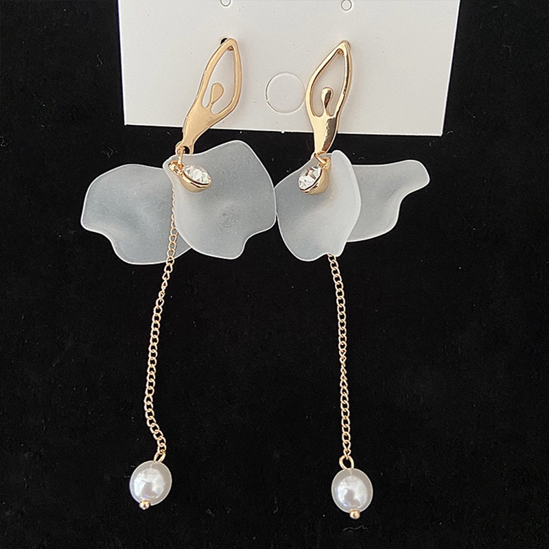 Anting Tusuk Gantung Bahan Sterling Silver 925 Desain Balerina Gaya Perancis / Retro / Elegan Untuk Wanita