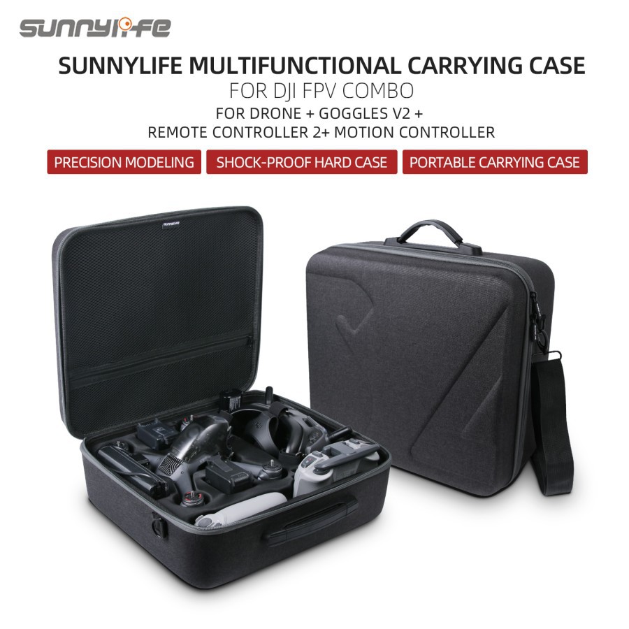 Sunnylife Multifunctional Carrying Case Bag DJI FPV Combo With Google