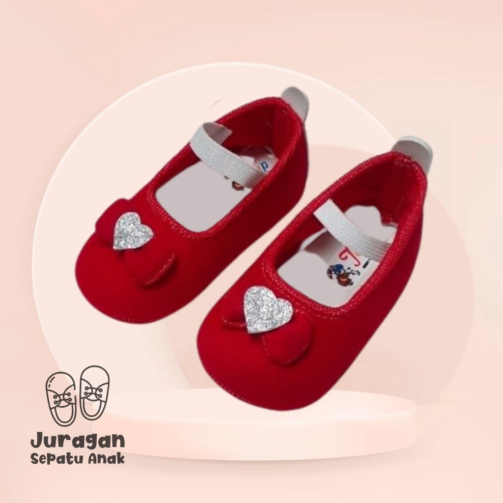 Sepatu bayi perempuan baby shoes prewalker pita love lucu sepatu bayi kekinian dan termurah