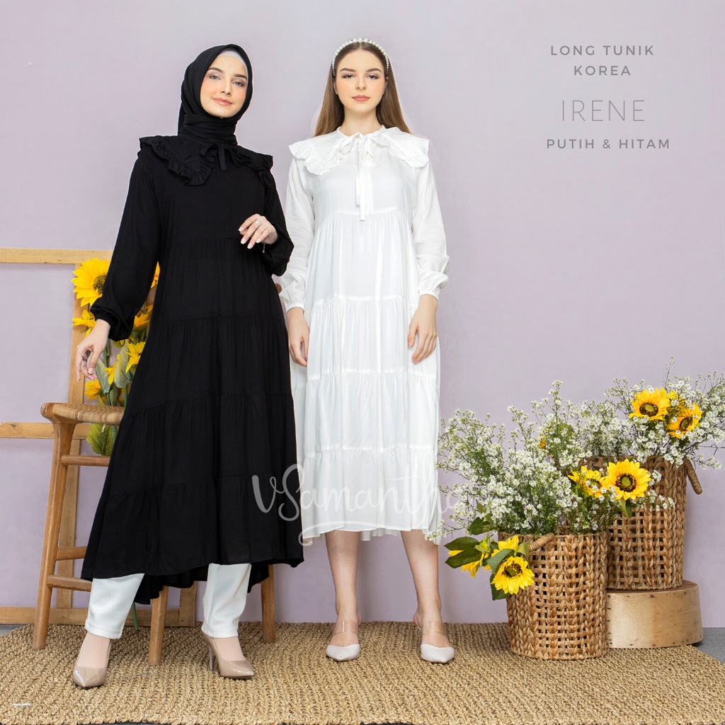 Long Tunik Korea Irene / Tunik Muslim Korea