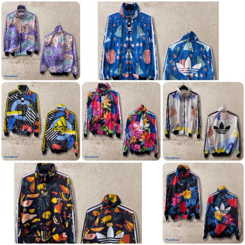 jaket adidas tracktop fullprint jaket cowok jaket cewek premium