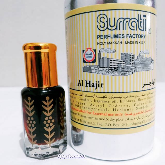 Parfum Al Hajir (Hajar Aswad) SURRATI 6ml Original Arab Saudi