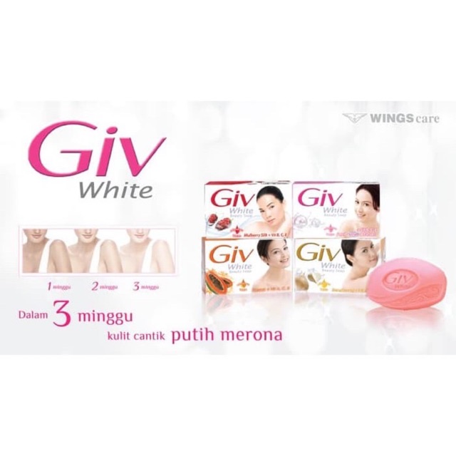 Sabun Giv White Skin Care Soap Batang 76 grm