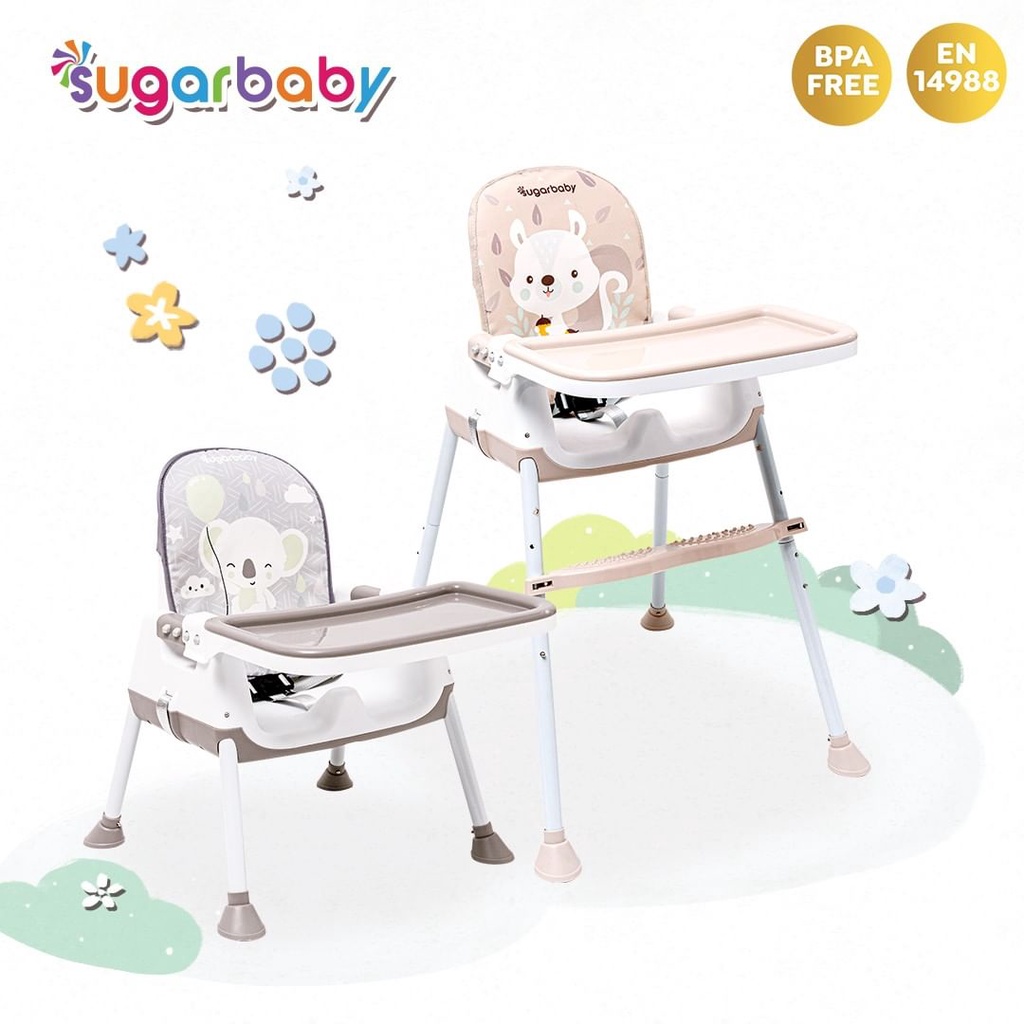 SUGARBABY FUN CHAIR CONVERTIBLE BABY HIGH CHAIR 6IN1