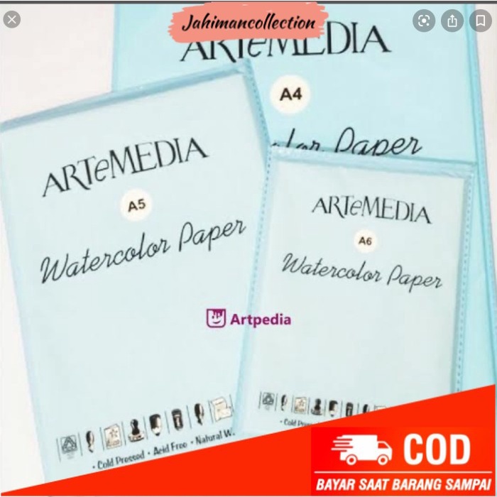 

✨ BISA COD ✨ Artemedia water color paper a4 per pak