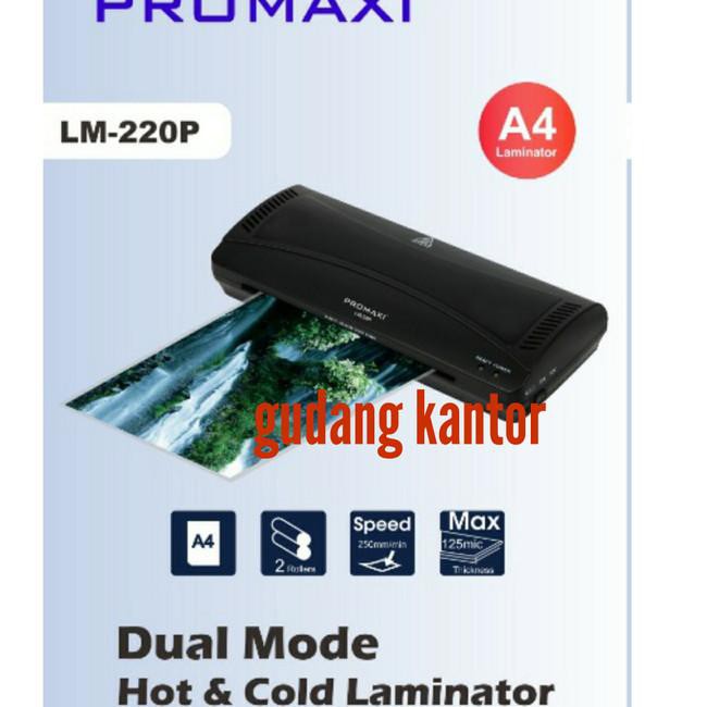 

➴jy PROMAXI LM-210P HOT & COLD SIZE A4 & F4 - MESIN LAMINATING LM-210 P ✣ ★★