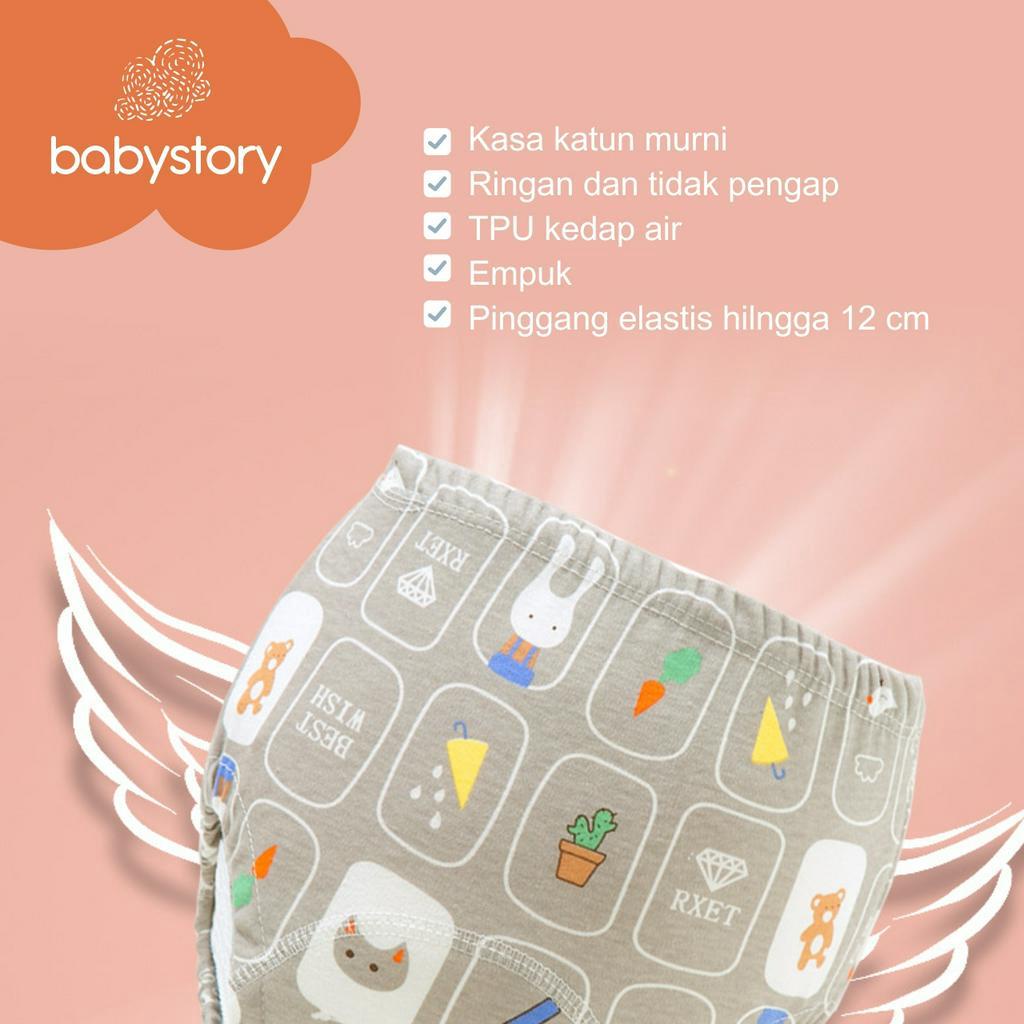 Celana Dalam tatur Popok Cloth Diaper Clodi Training Pants Pipis Bayi Anak Baby 4 layers celana dalam popok clodi training pants pipis bayi anak cloth diaper baby 4 layers celana popok kain