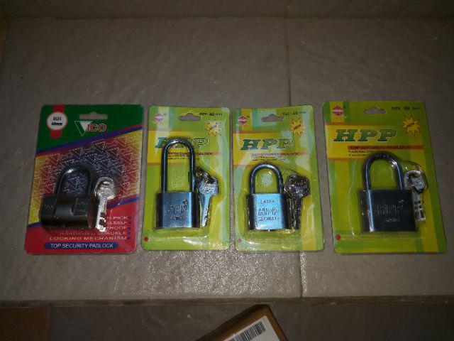 Gembok 40mm Panjang Hpp , Gembok Pagar , Gembok Pintu , Gembok Cakram