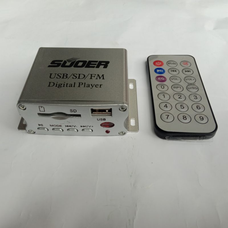 Mp3 Player Jadul Suoer + Adapter Masteran Burung Audio Mobil Becak odong odong kereta mini