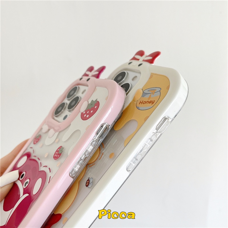 Case Desain Kartun Winnie The Pooh 3D Untuk IPhone 11 14 13 12 Pro MAX XR 6 6S 7 8 14 Plus X XS MAX SE 2020