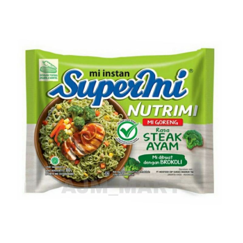 Supermi Nutrimi Rasa Steak Ayam 85gr