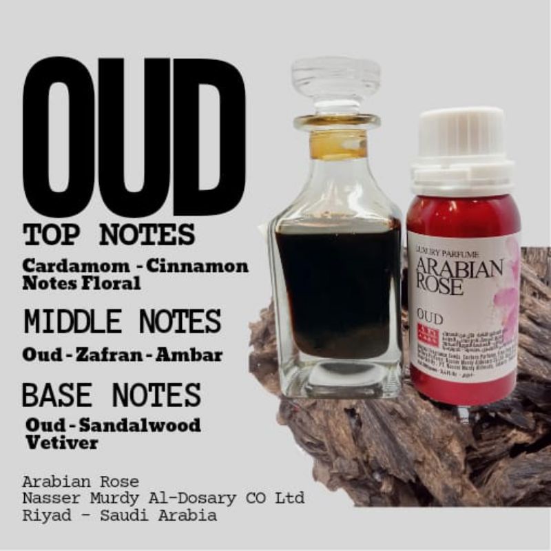 Arabian rose / oud 100ml / parfum oud/ parfum sholat / bibit parfum non alkohol