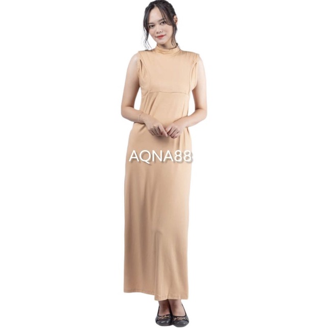 Inner Dress Busui Friendly Tanpa Lengan Premium AQNA88