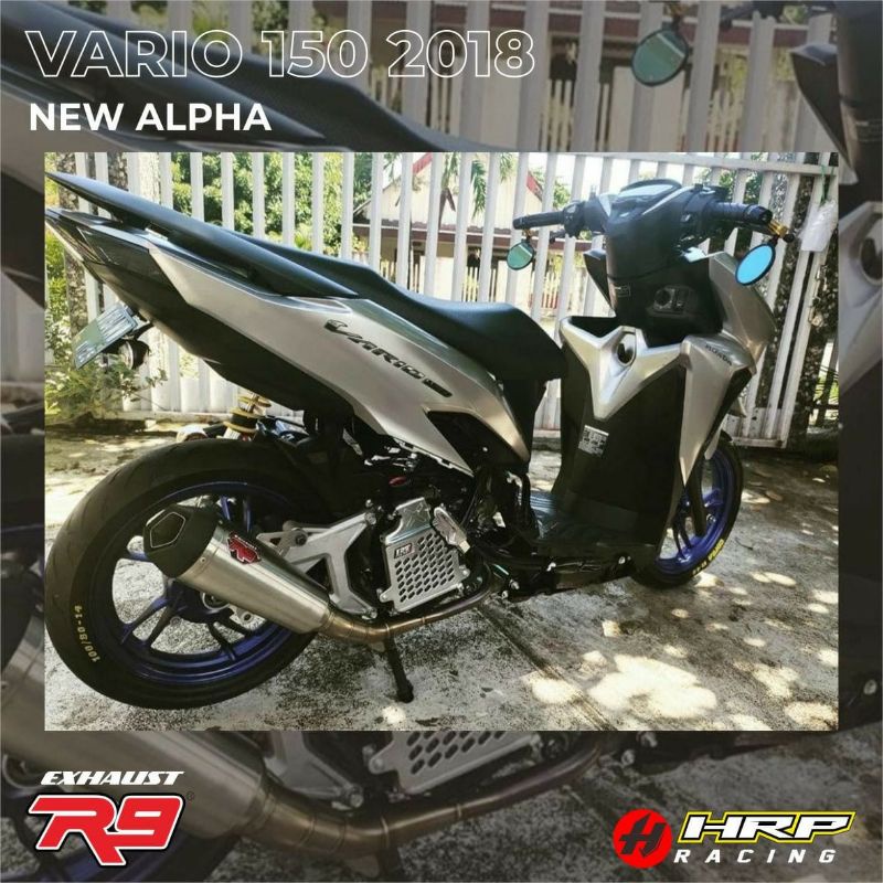Knalpot R9 Vario150 type New Alpha