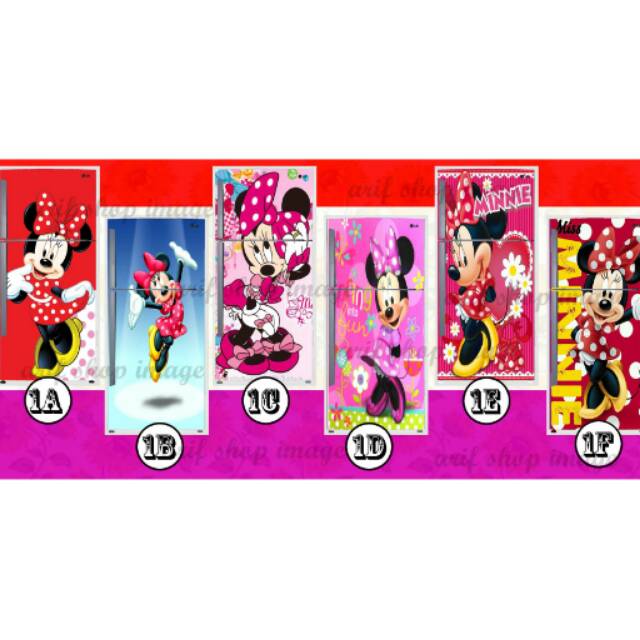

sticker gambar mickey & minnie mouse