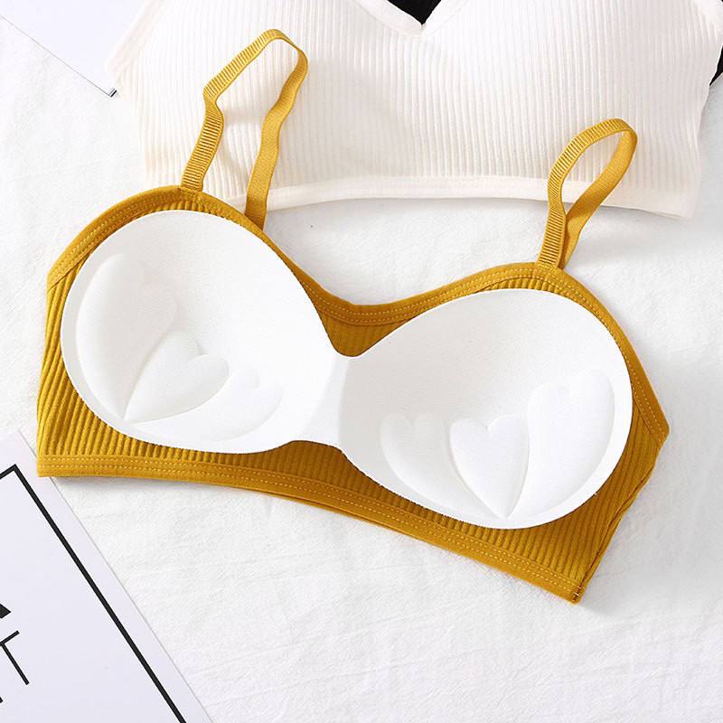 JT - TK001 Bra Wanita Tanpa Kawat Bahan Lembut Elastis Sexy Pakaian Dalam Wanita  Bra Crop Top Sport Bra Push Up Tanpa Kawat