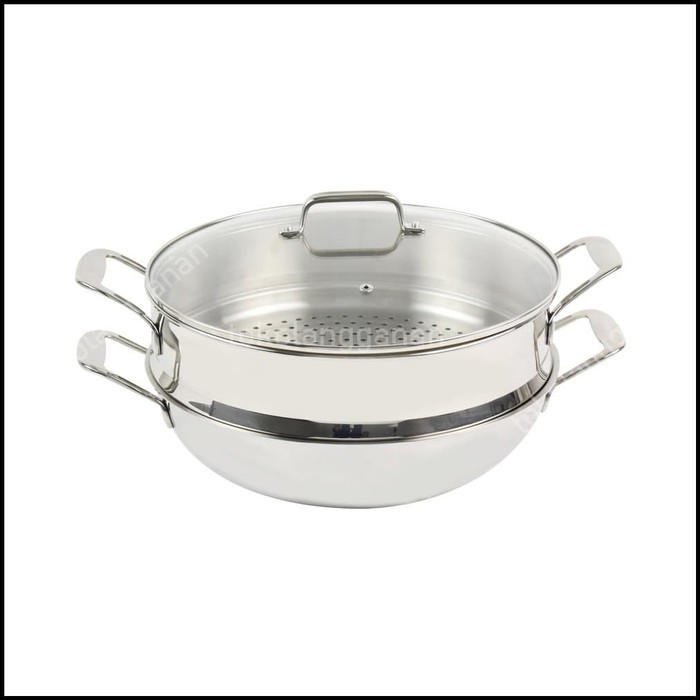 Cooking Color Set 2 Pcs Alphard Panci Kukus